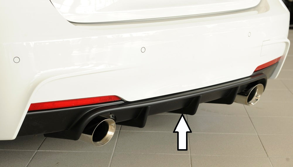 Rieger Heckeinsatz für BMW 3er F30  (3L) Lim.