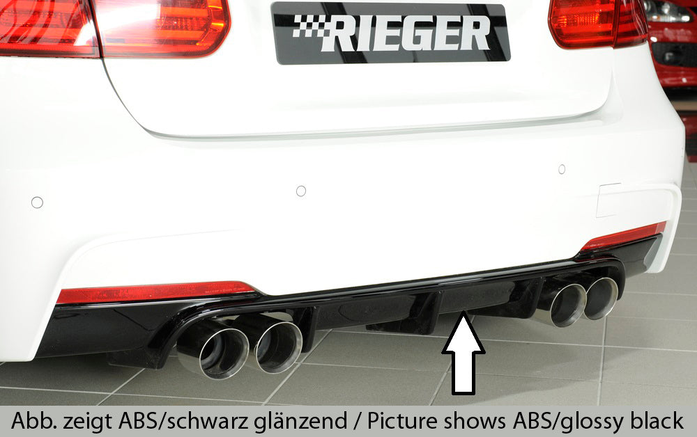 Rieger Heckeinsatz für BMW 3er F30  (3L) Lim.