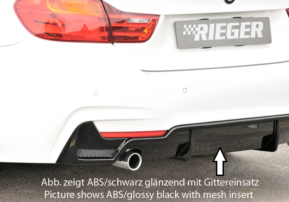 Rieger Heckeinsatz für BMW 4er F32  (3C) Coupé (3-tür.)
