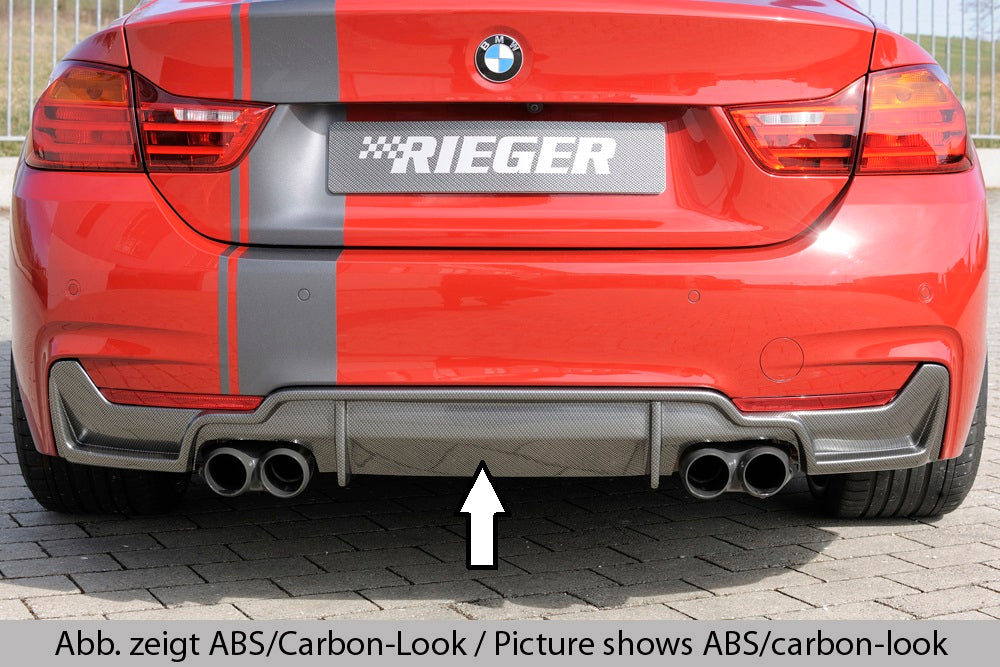 Rieger Heckeinsatz für BMW 4er F32  (3C) Coupé (3-tür.)