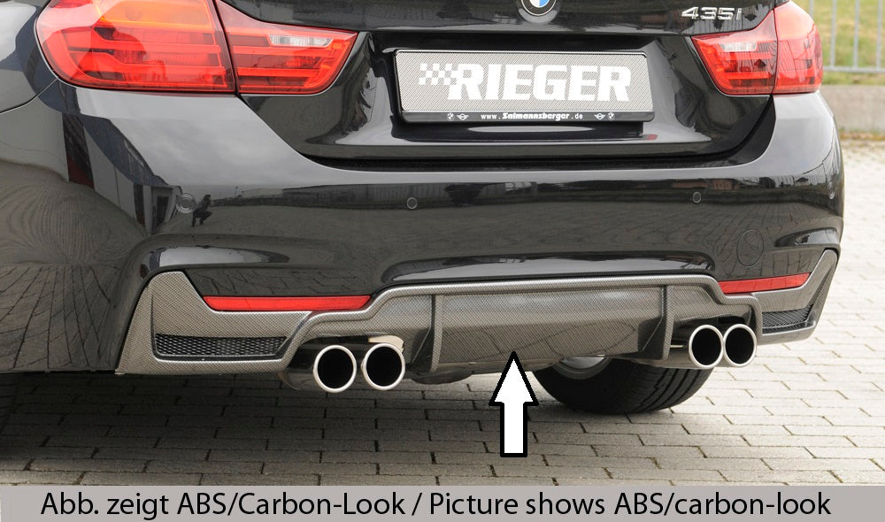 Rieger Heckeinsatz für BMW 4er F32  (3C) Coupé (3-tür.)