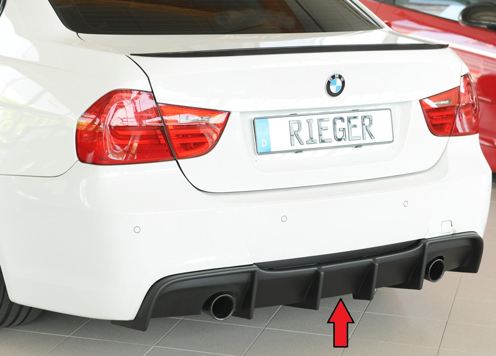 Rieger Heckeinsatz für BMW 3er E90 Lim.