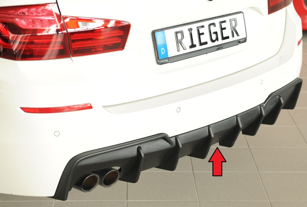 Rieger Heckeinsatz für BMW 5er F10  (5L) Lim.