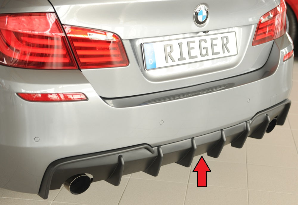 Rieger Heckeinsatz für BMW 5er F10  (5L) Lim.