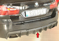 Rieger Heckeinsatz für BMW 5er F10  (5L) Lim.