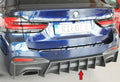 Rieger Heckeinsatz (für Fzg. ohne AHK) für BMW 5er G30  (G5L) Lim.