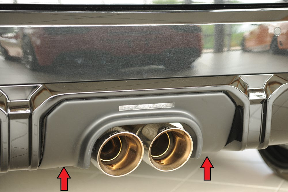Rieger MLTK Heckschürzenaufsatz MLTKM001U (Mittelteil) für Mini Cooper C (FM6) 3-tür. Lim. (F66)