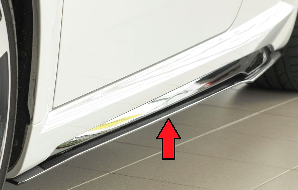 Rieger Seitenschwelleransatz (ca. 7mm) für Audi TT (8J-FV/8S) Coupé