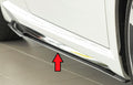 Rieger Seitenschwelleransatz (ca. 7mm) für Audi TT (8J-FV/8S) Coupé