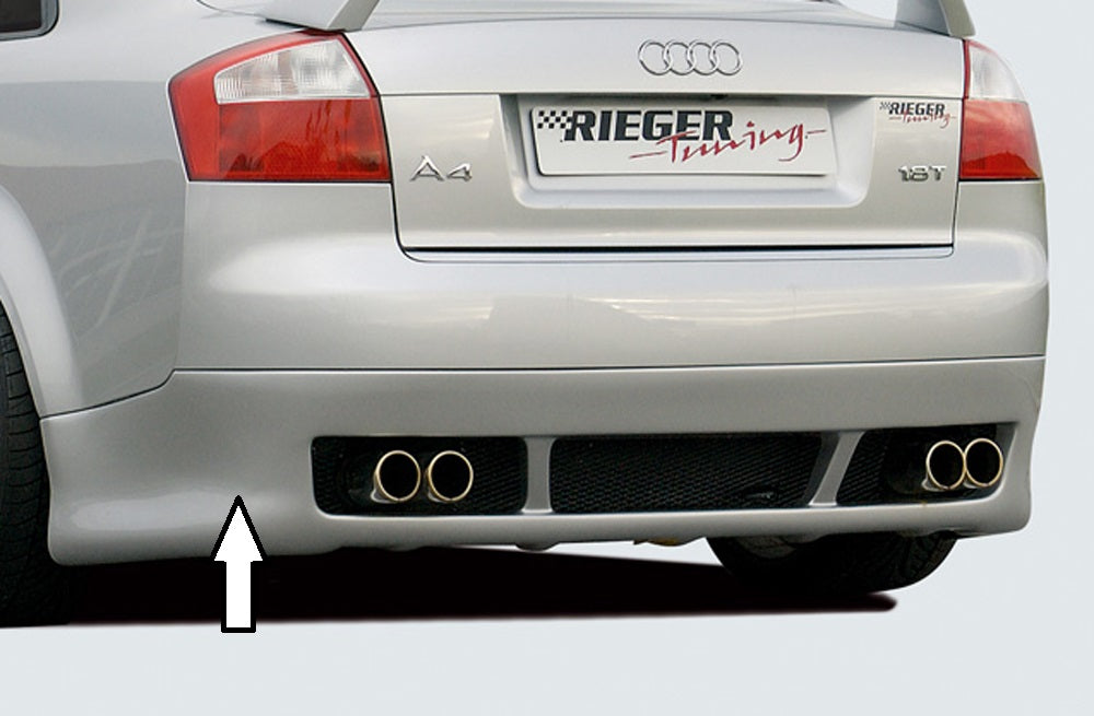 Rieger Heckschürzenansatz für Audi A4 (8E) Typ B6 Lim.
