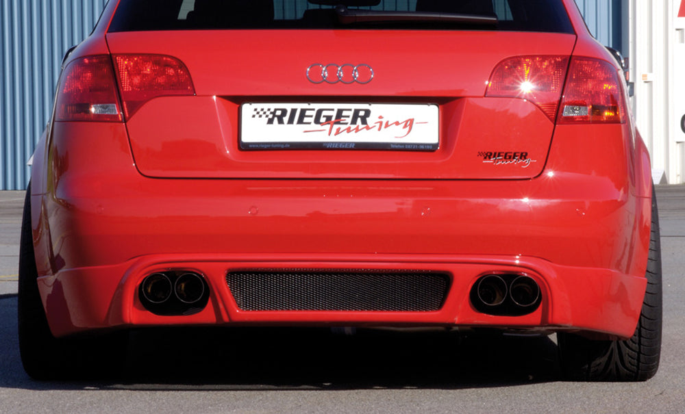 Rieger Heckschürzenansatz für Audi A4 (8E) Typ B7 Avant