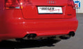 Rieger Heckeinsatz für Audi A4 (8E) Typ B7 Avant