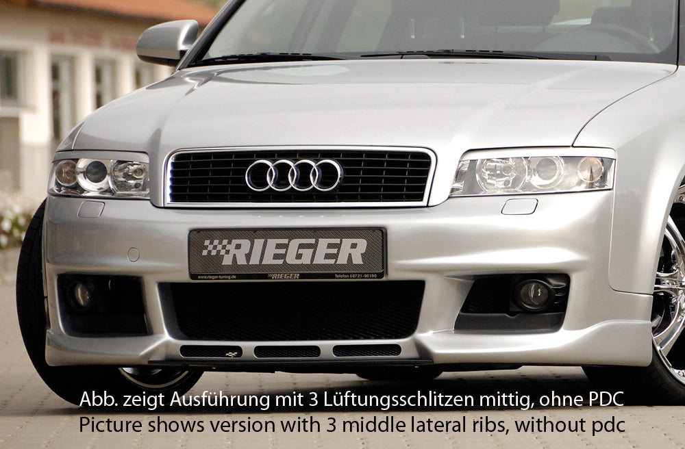 Rieger Spoilerstoßstange neues Design für Audi A4 (8E) Typ B6 Avant