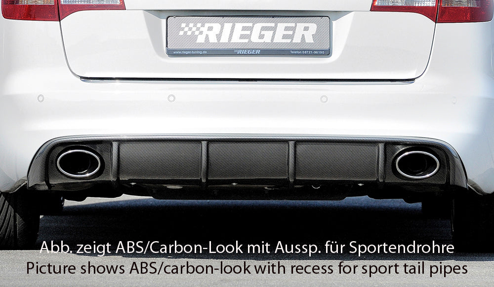 Rieger Heckeinsatz für Audi A6 (4F) Avant