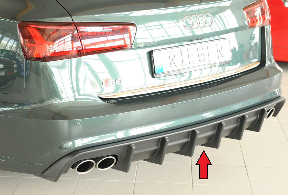 Rieger Heckeinsatz (für Fzg. mit AHK) für Audi A6 (4G/C7) Avant