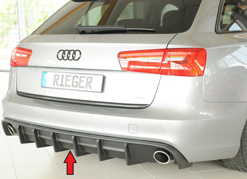 Rieger Heckeinsatz (für Fzg. mit AHK) für Audi A6 (4G/C7) Avant