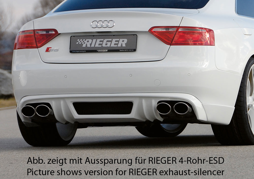 Rieger Heckschürzenansatz für Audi A5 (B8/B81) Sportback