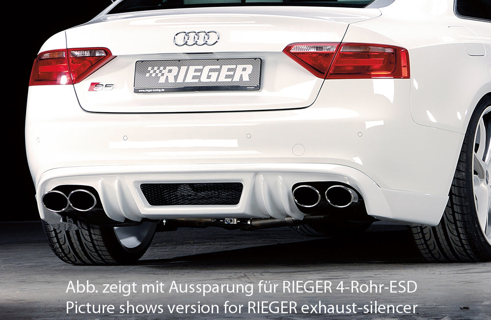 Rieger Heckschürzenansatz für Audi A5 (B8/B81) Sportback