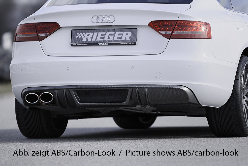 Rieger Heckeinsatz für Audi A5 (B8/B81) Sportback