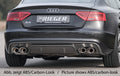 Rieger Heckeinsatz für Audi A5 (B8/B81) Sportback