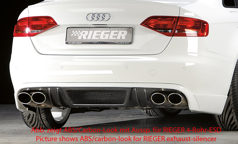Rieger Heckschürzenansatz für Audi A4 (B8/B81) Avant