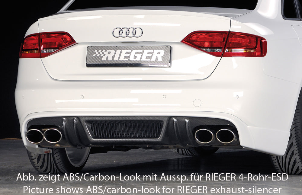 Rieger Heckschürzenansatz für Audi A4 (B8/B81) Avant