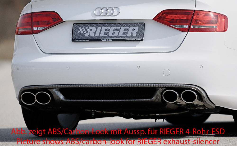 Rieger Heckeinsatz für Audi A4 (B8/B81) Avant