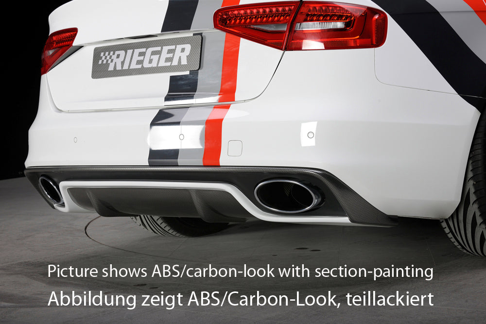Rieger Heckeinsatz für Audi A4 (B8/B81) Avant