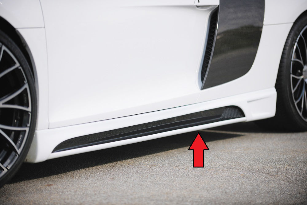 Rieger Carbon-Seitenschweller für Audi R8 (42) Coupe