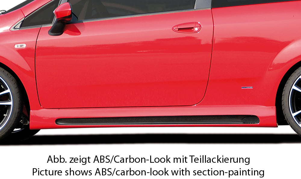 Rieger Seitenschweller für Fiat Grande Punto (199) 3-tür.