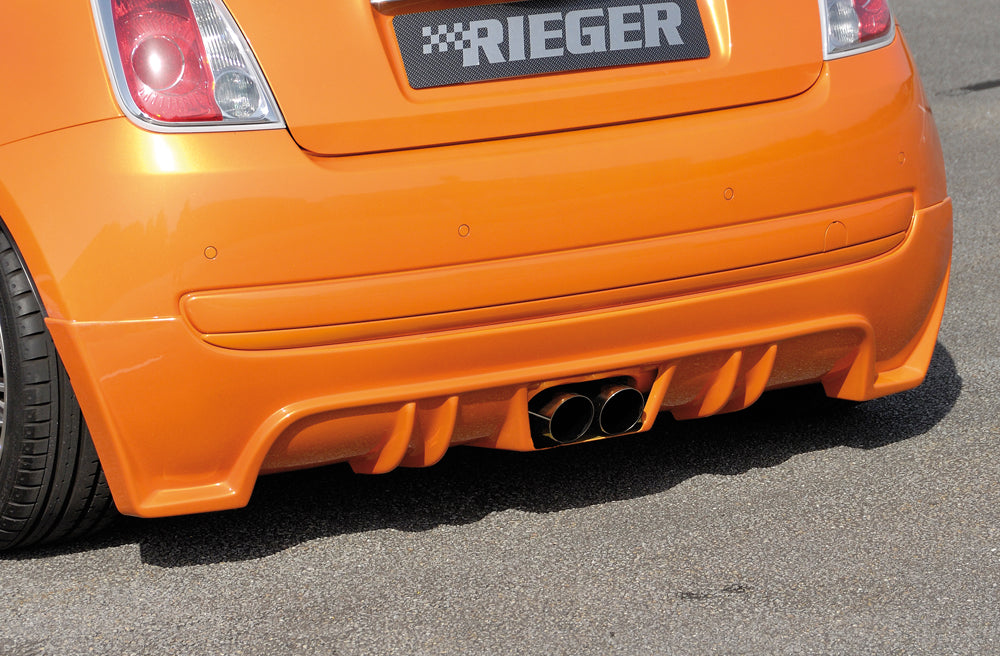 Rieger Heckschürzenansatz für Fiat 500 (312) 2-tür.