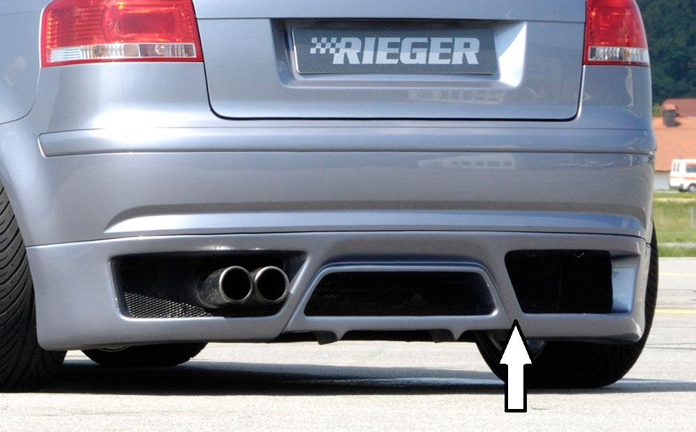 Rieger Heckansatz für Audi A3 (8P) 3-tür.