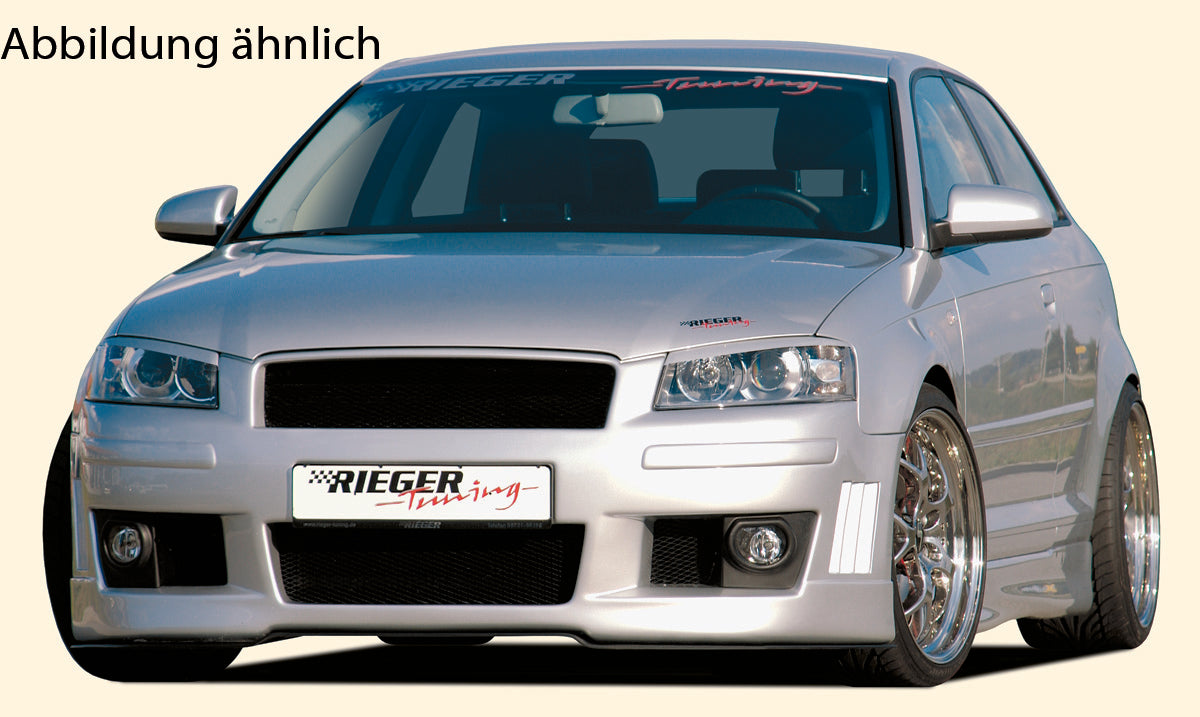 Rieger Spoilerstoßstange für Audi A3 (8P) 3-tür.