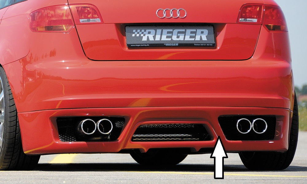 Rieger Heckansatz für Audi A3 (8P) 5-tür.