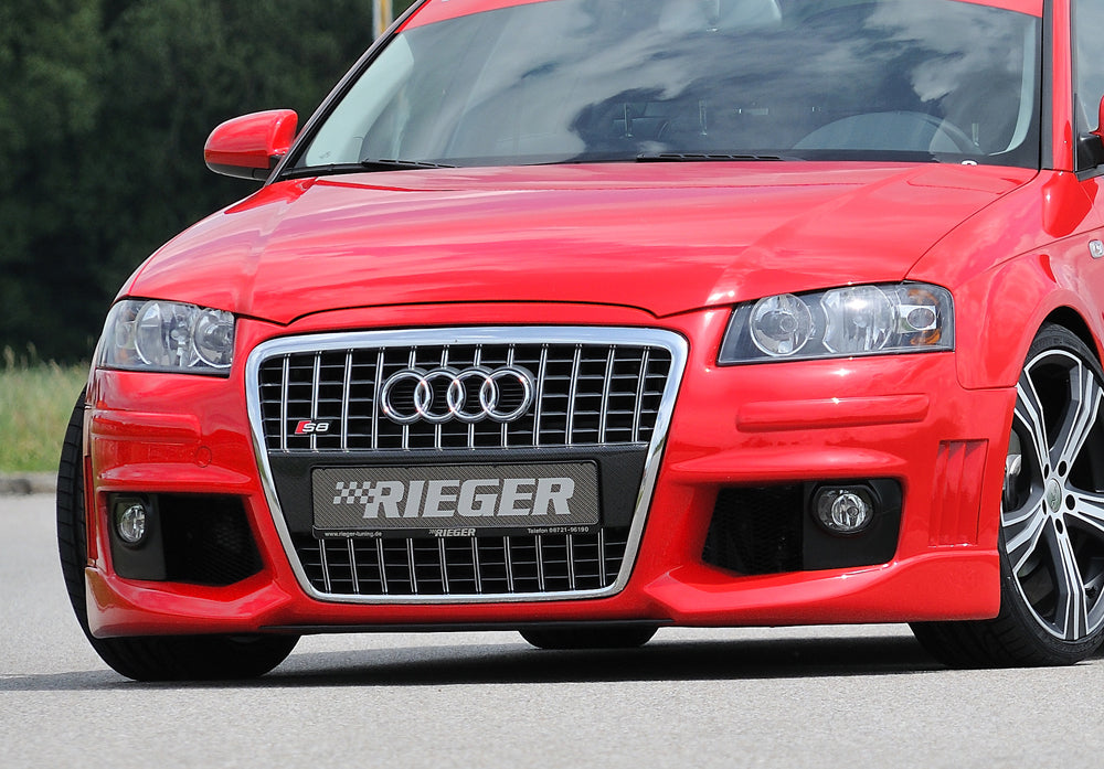 Rieger Spoilerstoßstange R-Frame für Audi A3 (8P) 3-tür.