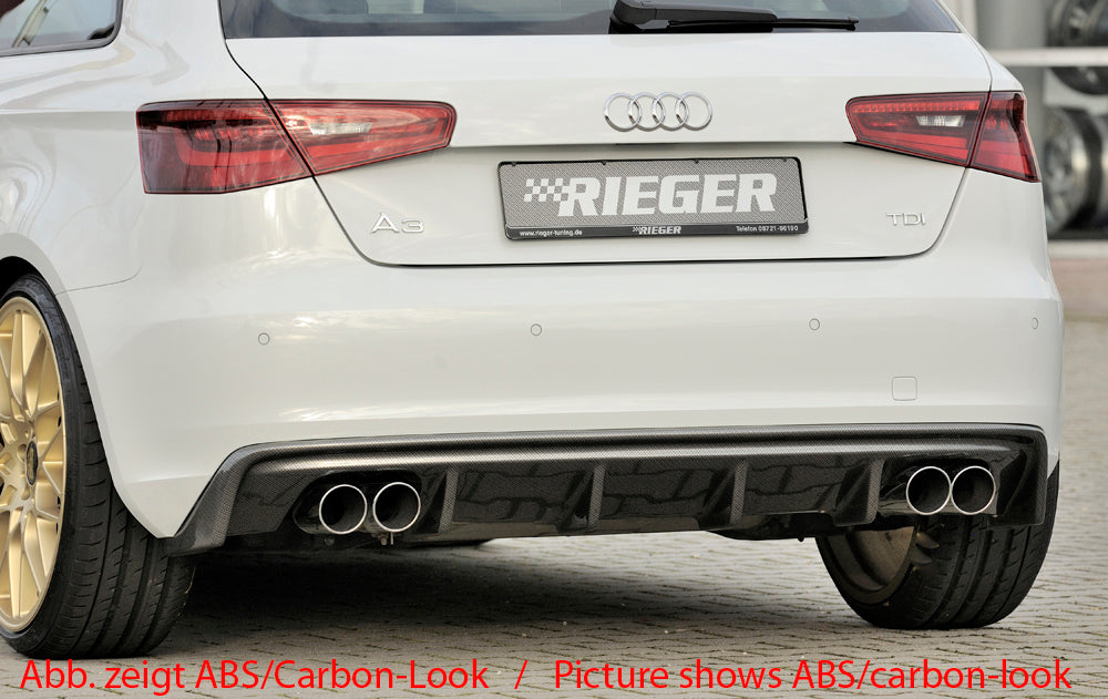 Rieger Heckeinsatz für Audi A3 (8V) 3-tür. (Schrägheck 8V1)
