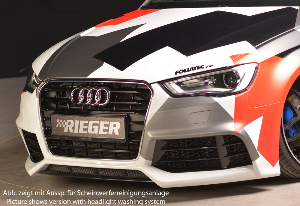 Rieger Spoilerstoßstange für Audi A3 (8V) 3-tür. (Schrägheck 8V1)