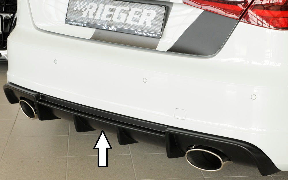 Rieger Heckeinsatz für Audi A3 (8V) 3-tür. (Schrägheck 8V1)