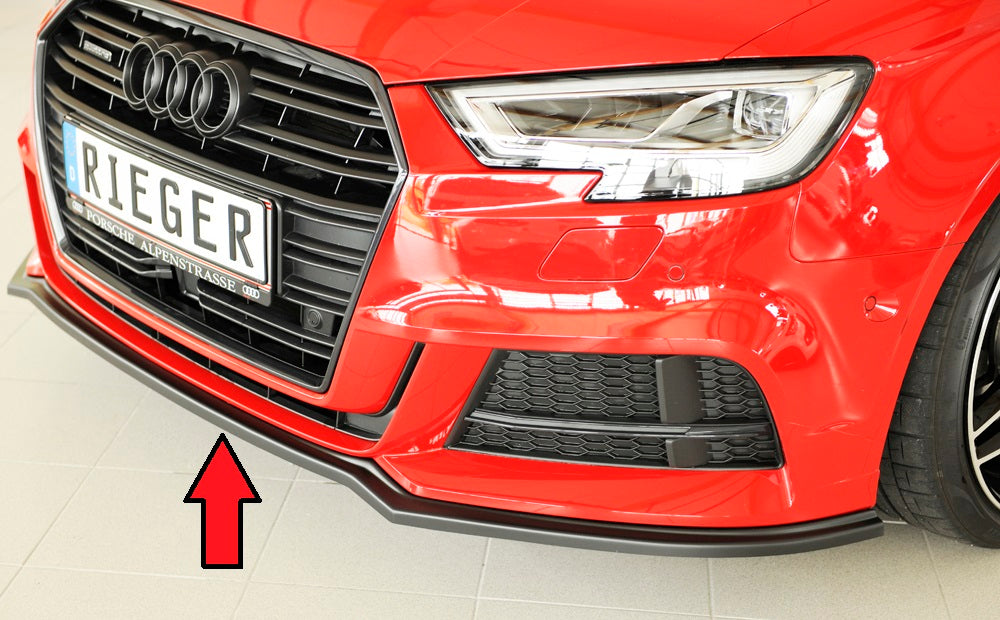 Rieger Spoilerschwert für Audi A3 (8V) 3-tür. (Cabrio 8V7)