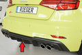 Rieger Heckeinsatz für Audi A3 S3 (8V) 3-tür. (Schrägheck 8V1)