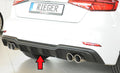 Rieger Heckeinsatz für Audi A3 (8V) 3-tür. (Schrägheck 8V1)