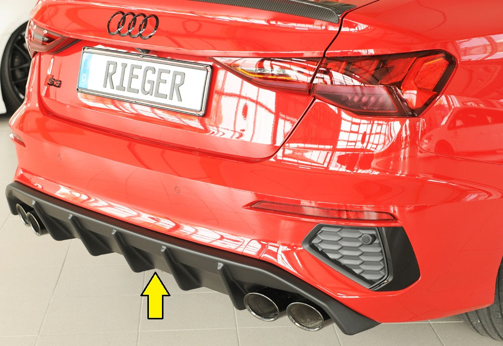 Rieger Heckeinsatz für Audi A3 (GY) 5-tür. (Limousine)