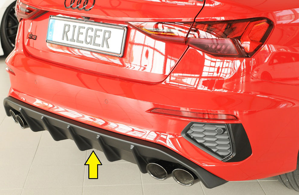 Rieger Heckeinsatz für Audi A3 (GY) 5-tür. (Sportback)