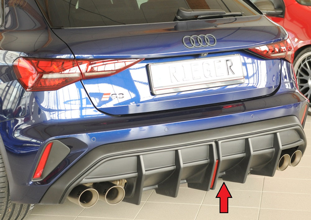 Rieger Heckeinsatz für Audi A3 (GY) 5-tür. (Limousine)