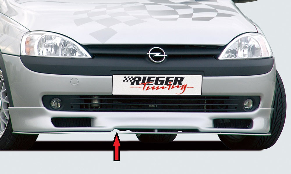 Rieger Spoilerschwert für Opel Corsa C 3-tür.