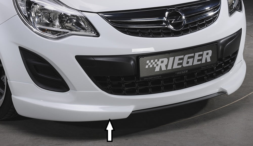 Rieger Spoilerlippe für Opel Corsa D 3-tür.