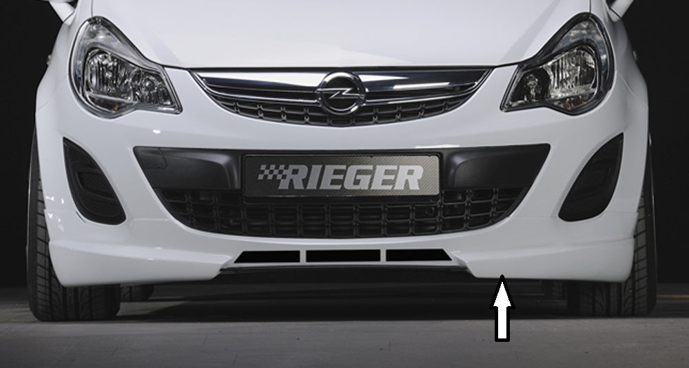 Rieger Spoilerlippe für Opel Corsa D 3-tür.