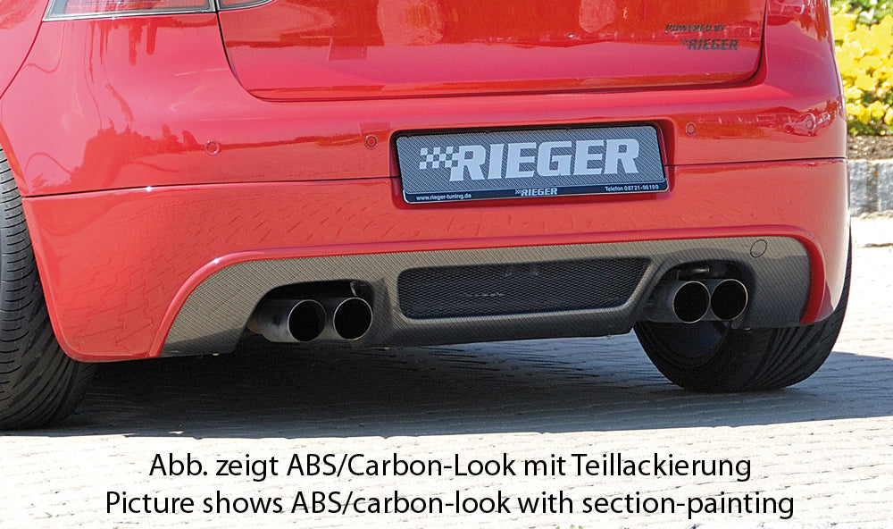 Rieger Heckansatz für VW Golf 5 3-tür.