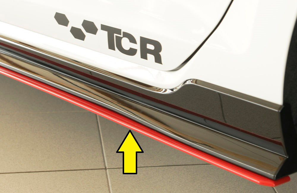 Rieger Seitenschwelleransatz für VW Golf 7 GTI-TCR 3-tür.