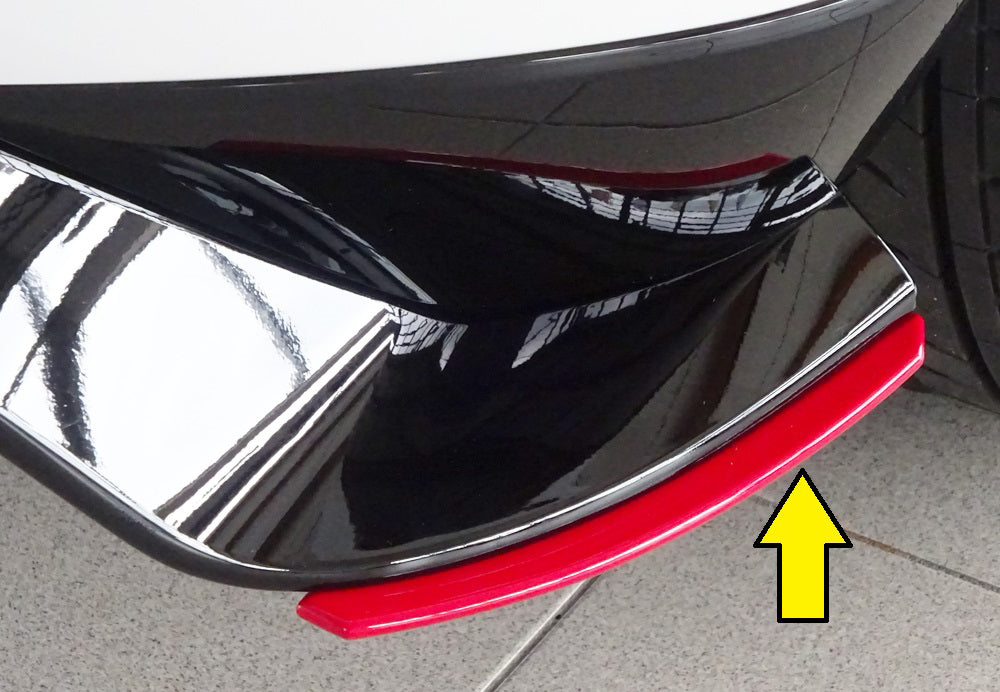 Rieger Heckschürzenansatz seitlich rechts für VW Golf 7 GTI-TCR 3-tür.